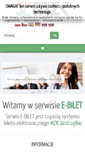 Mobile Screenshot of e-biletmzkjastrzebie.com